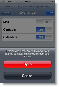 Google Sync Calendar Contacts with iPhone/iPod Touch Warning erase data